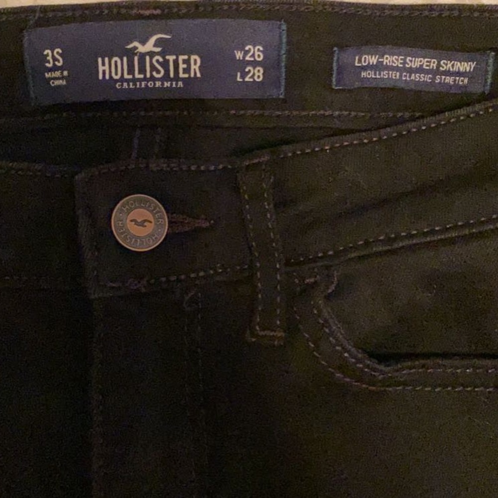 Low-rise Hollister jeans